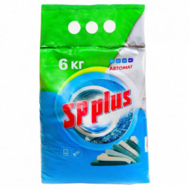 ФотоСтиральный порошок SP plus автомат п/э пакет 6кг
