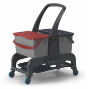 Уборочная тележка PROCART JET 722S с 2-мя непротекаемыми ведрами по 22 л