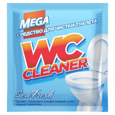 ФотоПорошок для чистки унитаза MEGA 130 г