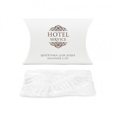 ФотоШапочка для душа Hotel Полиэтилен 1/500шт УП