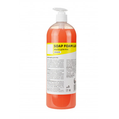 ФотоSOAP FOAM Lux Крем-мыло для рук ВИШНЯ 1л
