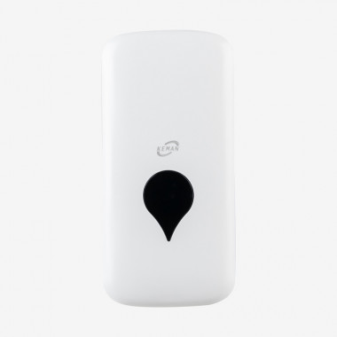 ФотоДиспенсер-мини ТМ KEMAN (К7) белый под картриджи с пенным и жидким дозированием 300 мл 