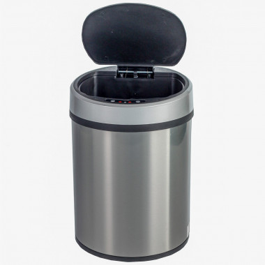 ФотоАвтоматическая урна для мусора KSITEX АGB-9L из нержавеющей стали 9 л