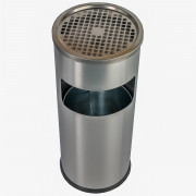 Урна с пепельницей Ksitex 20 л нерж GBA-20L