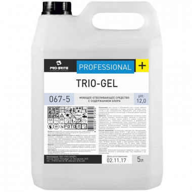 ФотоМоющее средство с отбеливающим эффектом Pro-Brite Trio-Gel 5 л (концентрат)