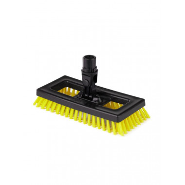 ФотоЩетка-скраб SYR Deck Scrubber 24 см на шарнире для плитки крепление Interchange желтый