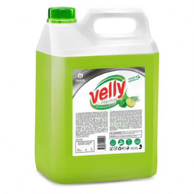 ФотоСредство для мытья посуды Velly Premium лайм и мята (канистра 5 кг)