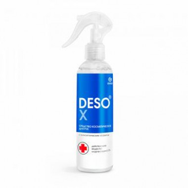 ФотоСредство косметическое для рук с антисептическим эффектом  Deso X (флакон 250мл)	