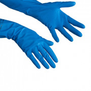 Перчатки нитриловые Vileda Professional голубые Комфорт М
